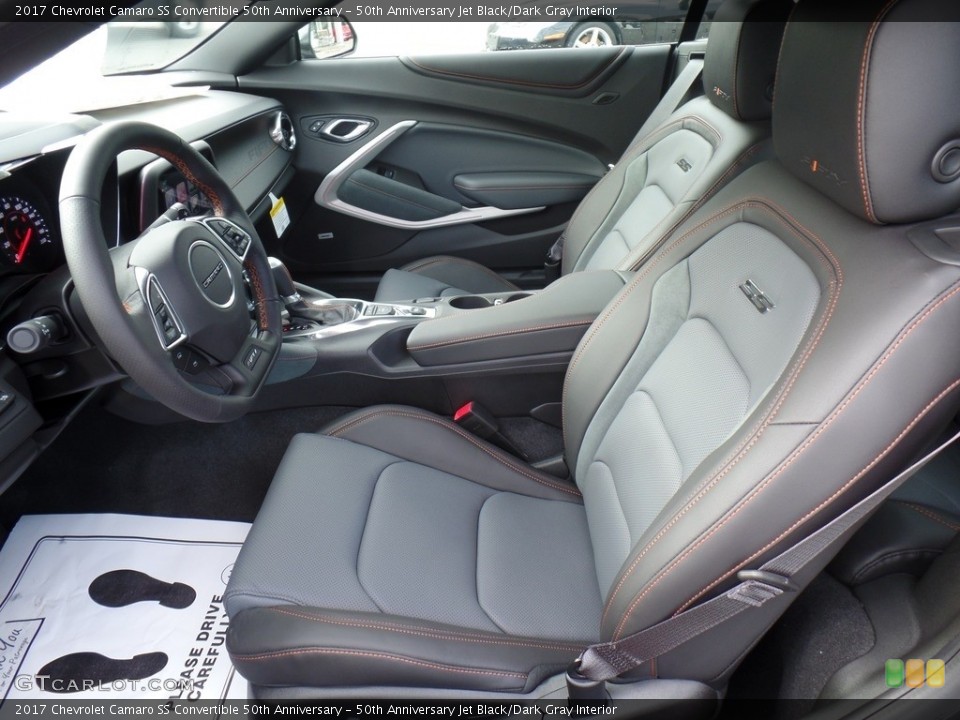 50th Anniversary Jet Black/Dark Gray Interior Photo for the 2017 Chevrolet Camaro SS Convertible 50th Anniversary #116620208