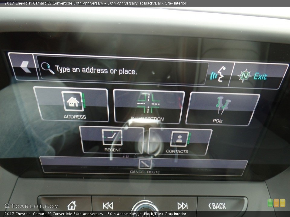 50th Anniversary Jet Black/Dark Gray Interior Controls for the 2017 Chevrolet Camaro SS Convertible 50th Anniversary #116620538
