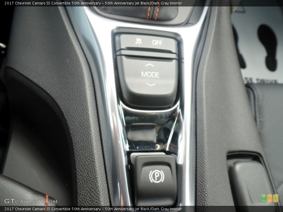 50th Anniversary Jet Black/Dark Gray Interior Controls for the 2017 Chevrolet Camaro SS Convertible 50th Anniversary #116620712