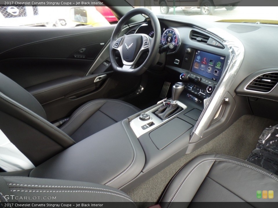 Jet Black Interior Dashboard for the 2017 Chevrolet Corvette Stingray Coupe #116622530