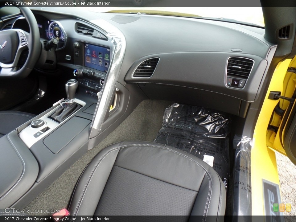 Jet Black Interior Dashboard for the 2017 Chevrolet Corvette Stingray Coupe #116622554