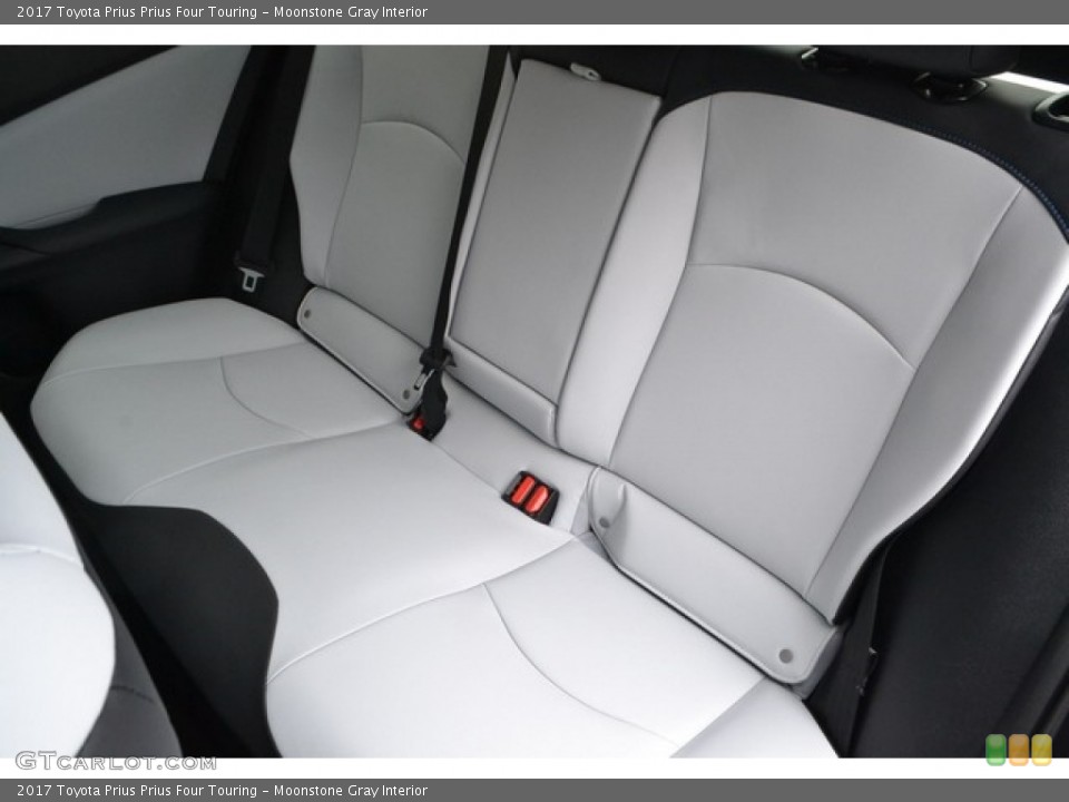 Moonstone Gray Interior Rear Seat for the 2017 Toyota Prius Prius Four Touring #116623451