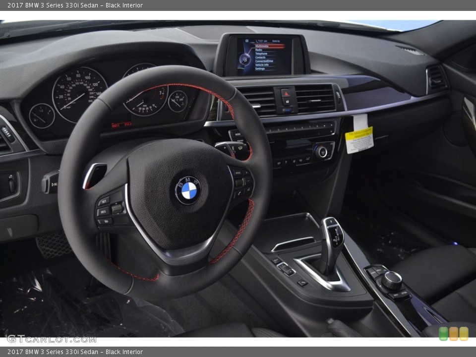 Black Interior Dashboard for the 2017 BMW 3 Series 330i Sedan #116630351