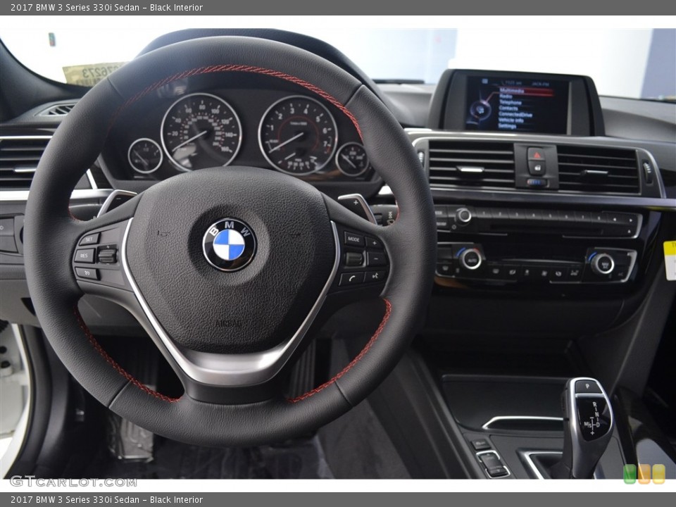 Black Interior Controls for the 2017 BMW 3 Series 330i Sedan #116630450