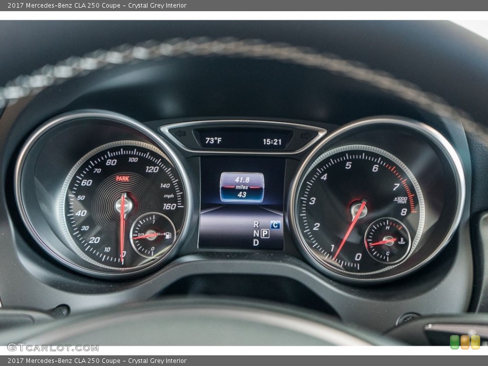 Crystal Grey Interior Gauges for the 2017 Mercedes-Benz CLA 250 Coupe #116631947