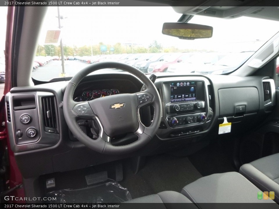 Jet Black Interior Photo for the 2017 Chevrolet Silverado 1500 LT Crew Cab 4x4 #116632592