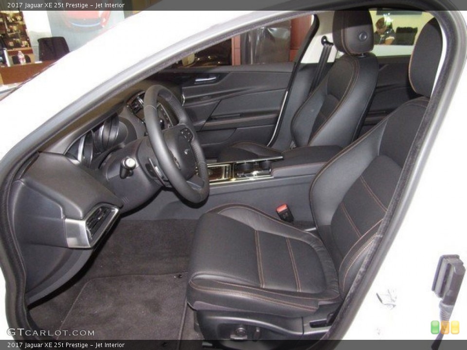Jet Interior Photo for the 2017 Jaguar XE 25t Prestige #116642345