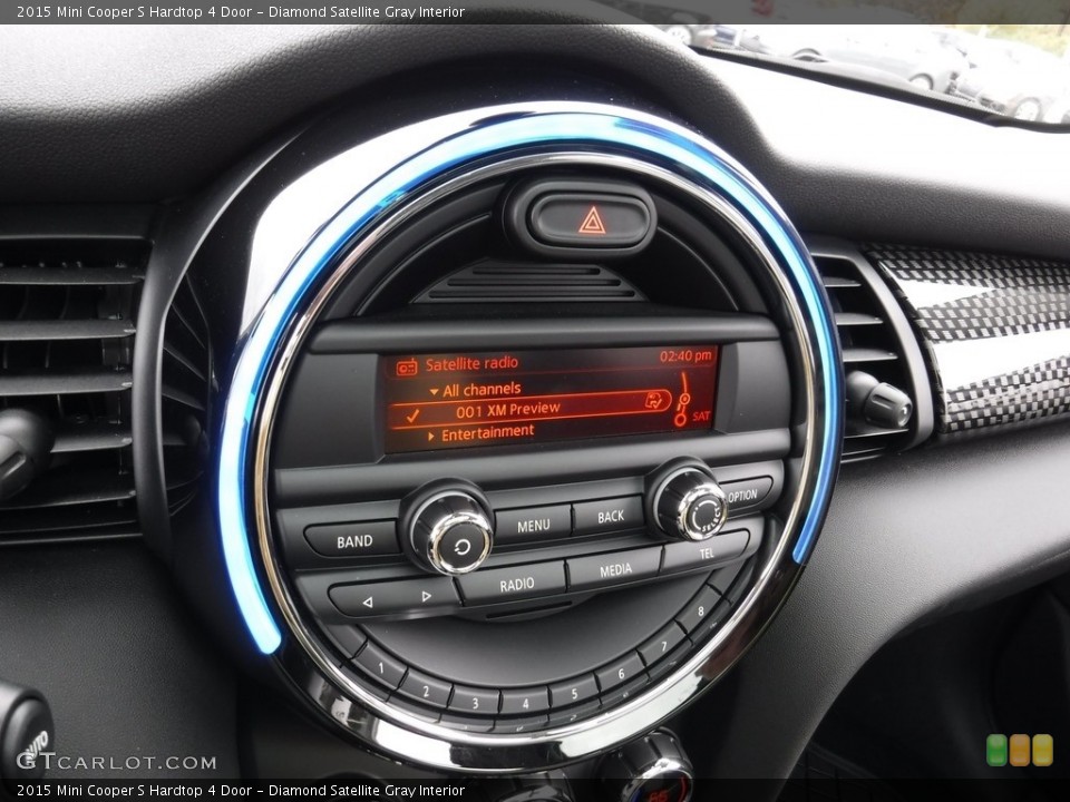 Diamond Satellite Gray Interior Controls for the 2015 Mini Cooper S Hardtop 4 Door #116642378