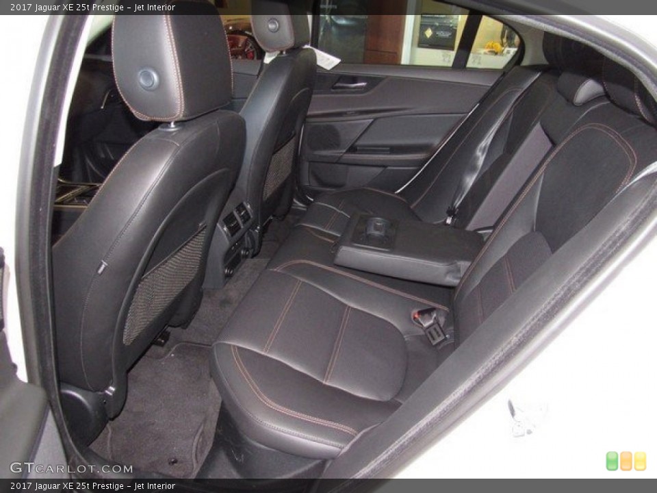 Jet Interior Rear Seat for the 2017 Jaguar XE 25t Prestige #116642390