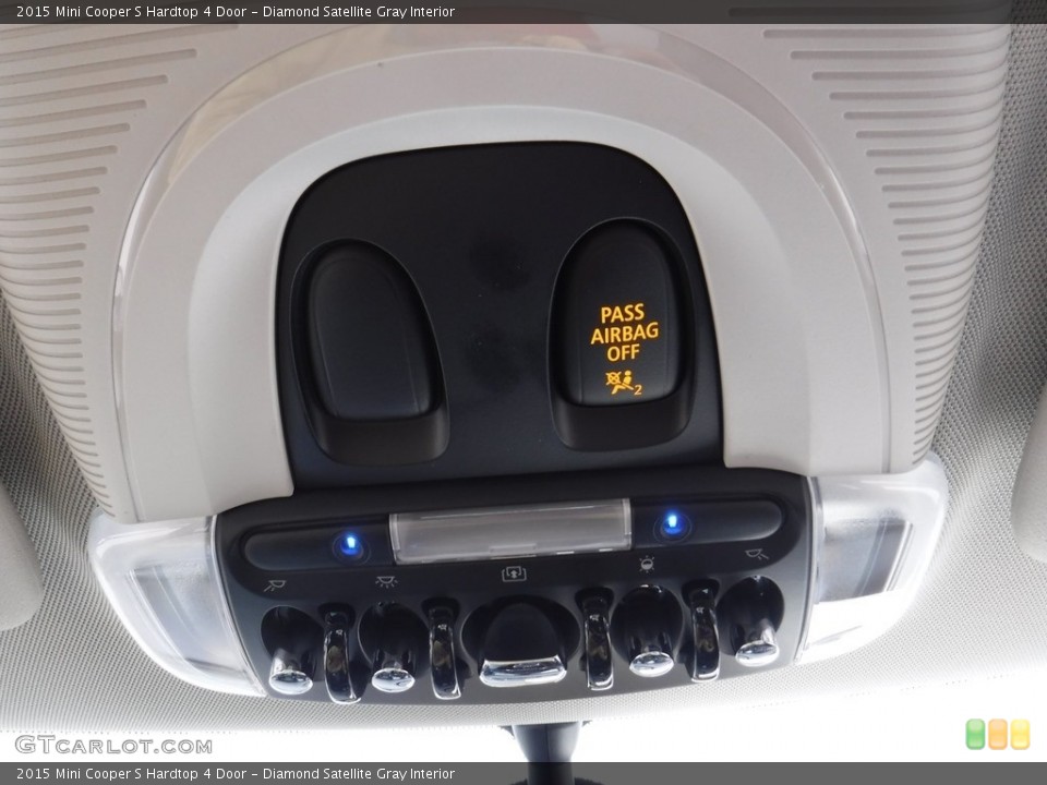 Diamond Satellite Gray Interior Controls for the 2015 Mini Cooper S Hardtop 4 Door #116642549