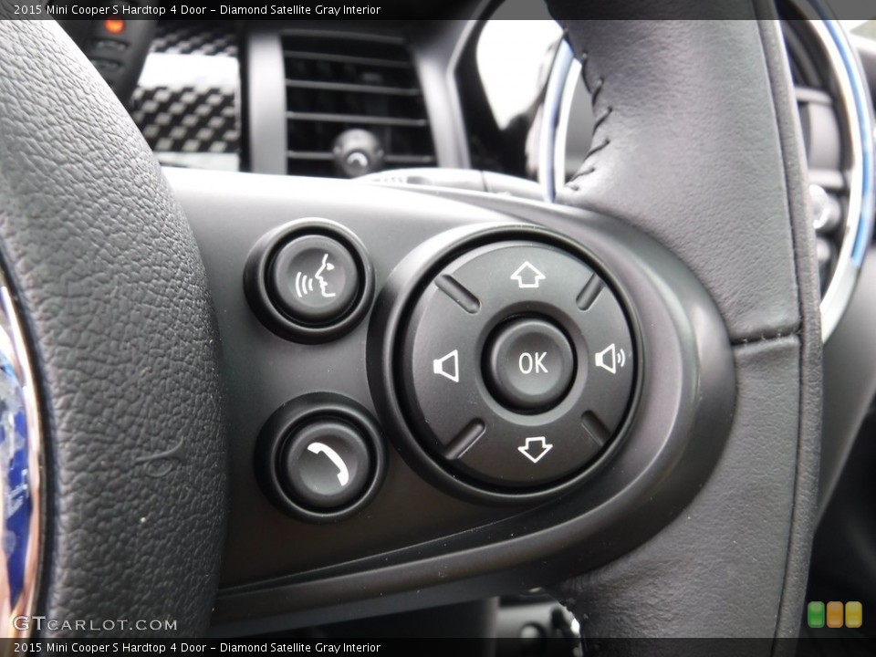 Diamond Satellite Gray Interior Controls for the 2015 Mini Cooper S Hardtop 4 Door #116642604