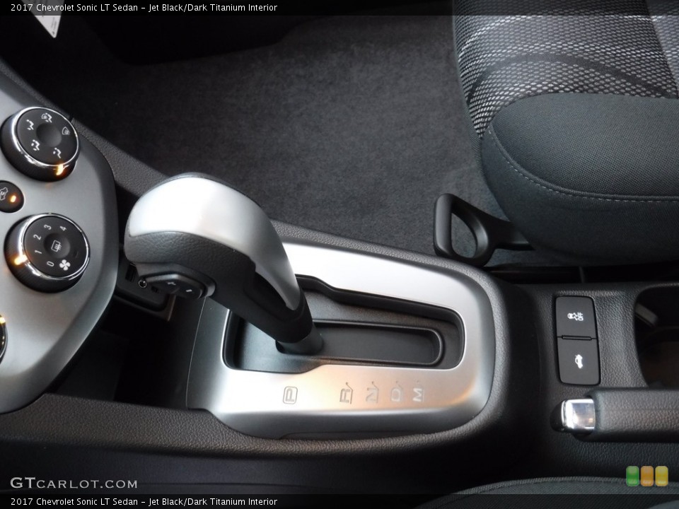 Jet Black/Dark Titanium Interior Transmission for the 2017 Chevrolet Sonic LT Sedan #116647562