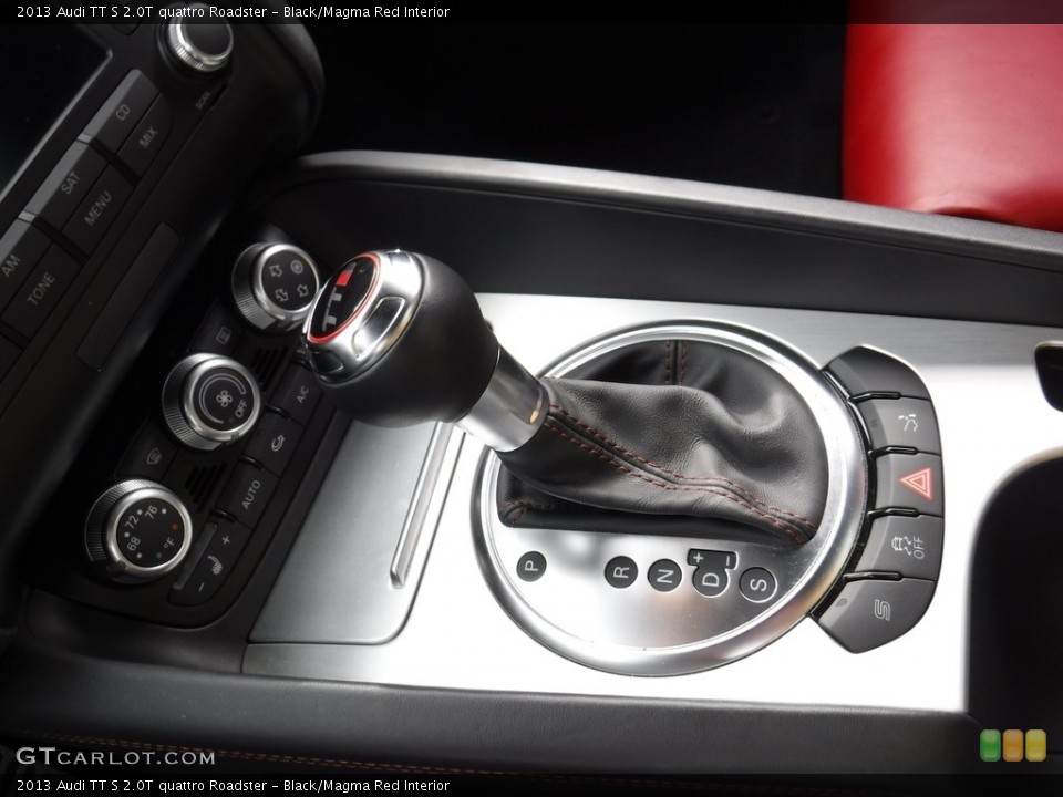 Black/Magma Red Interior Transmission for the 2013 Audi TT S 2.0T quattro Roadster #116648405