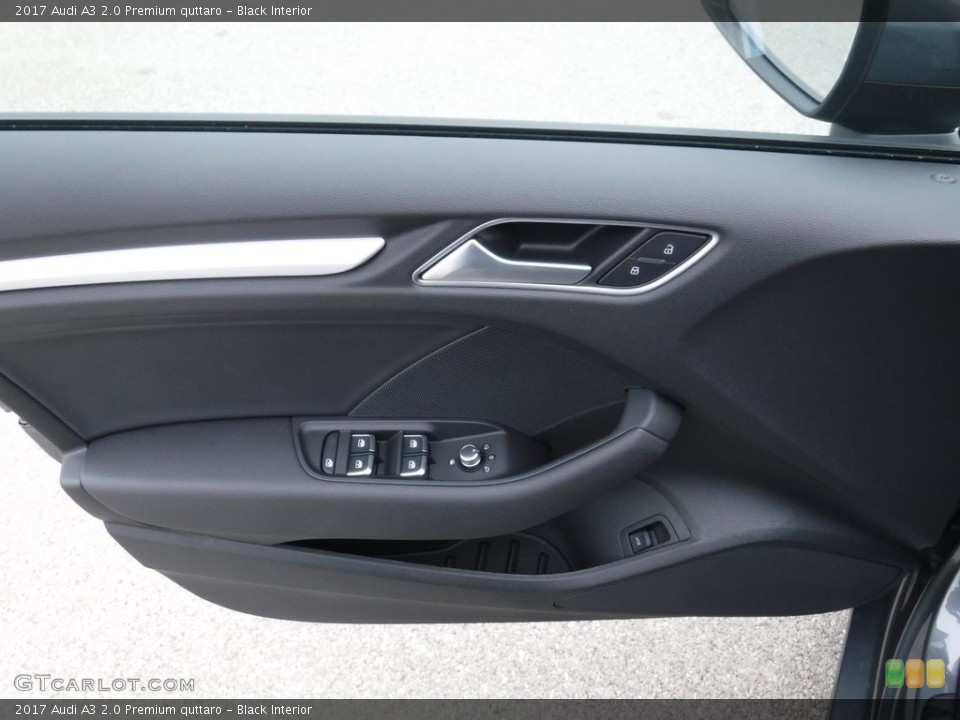 Black Interior Door Panel for the 2017 Audi A3 2.0 Premium quttaro #116649050