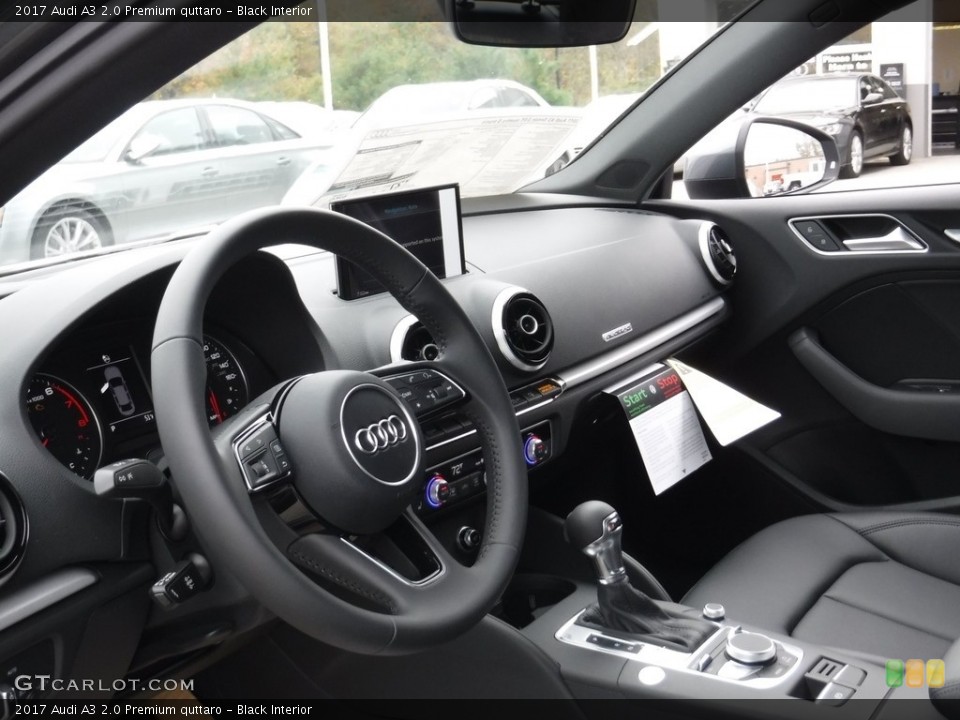 Black Interior Dashboard for the 2017 Audi A3 2.0 Premium quttaro #116649074
