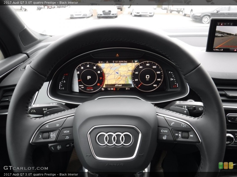 Black Interior Gauges for the 2017 Audi Q7 3.0T quattro Prestige #116650235