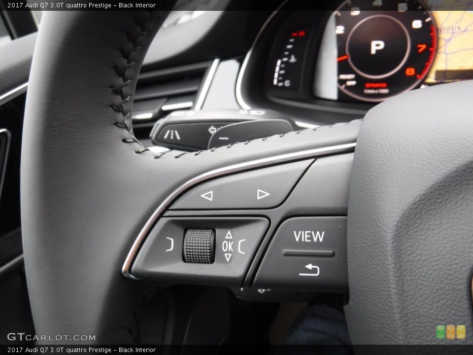 Black Interior Controls for the 2017 Audi Q7 3.0T quattro Prestige #116650328