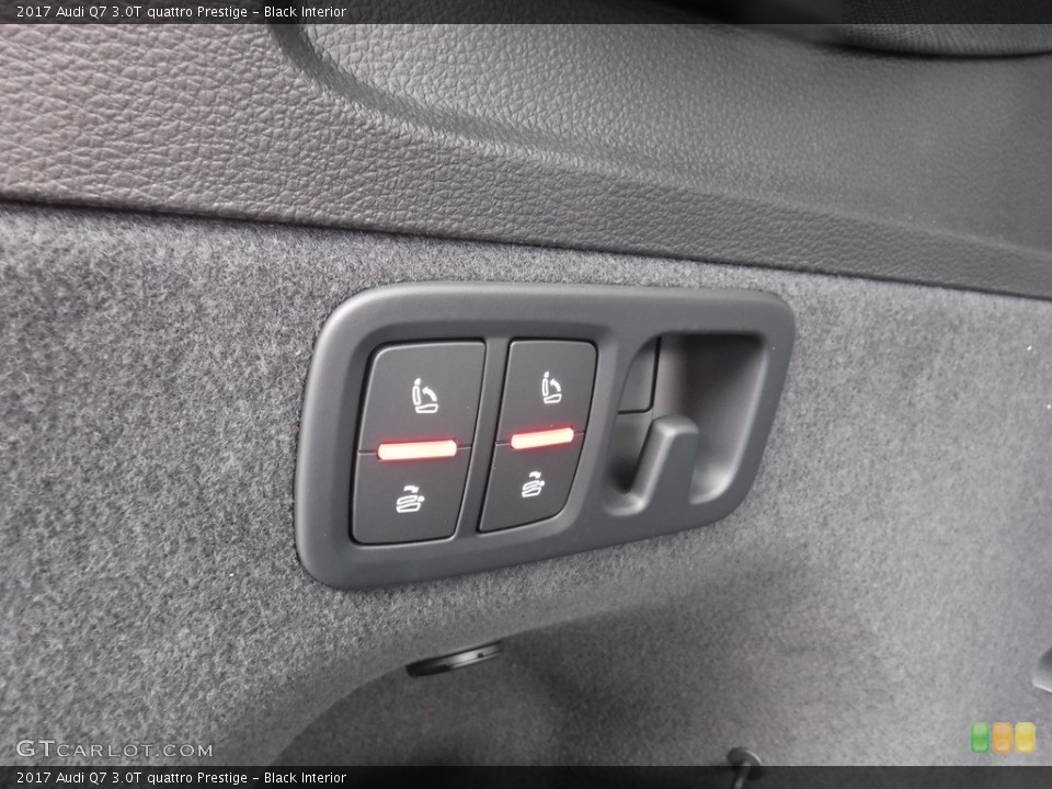 Black Interior Controls for the 2017 Audi Q7 3.0T quattro Prestige #116650451