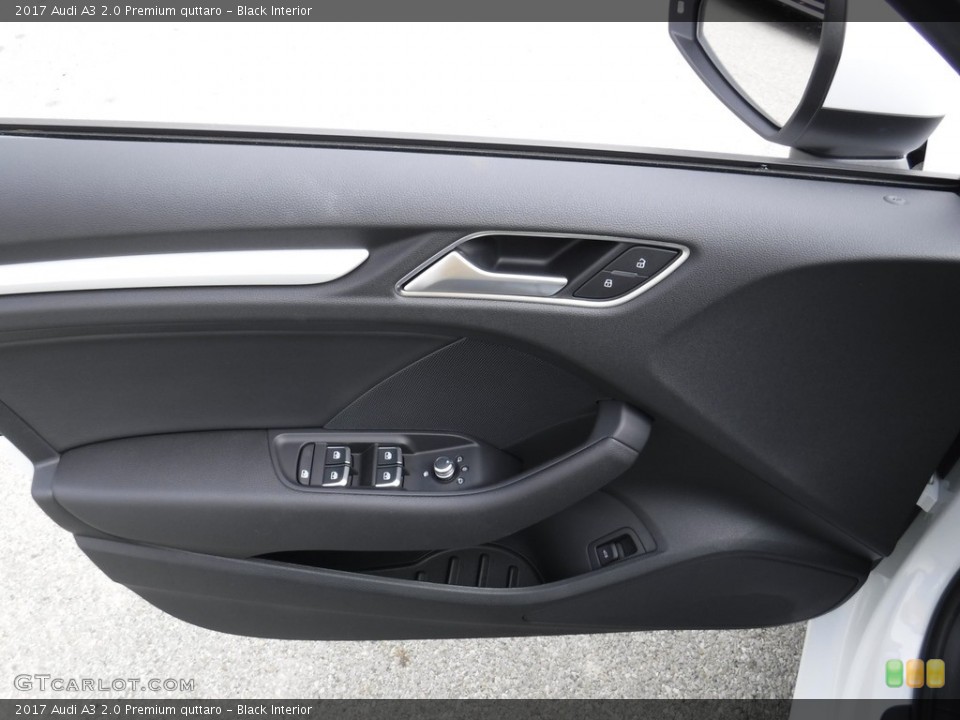 Black Interior Door Panel for the 2017 Audi A3 2.0 Premium quttaro #116650970