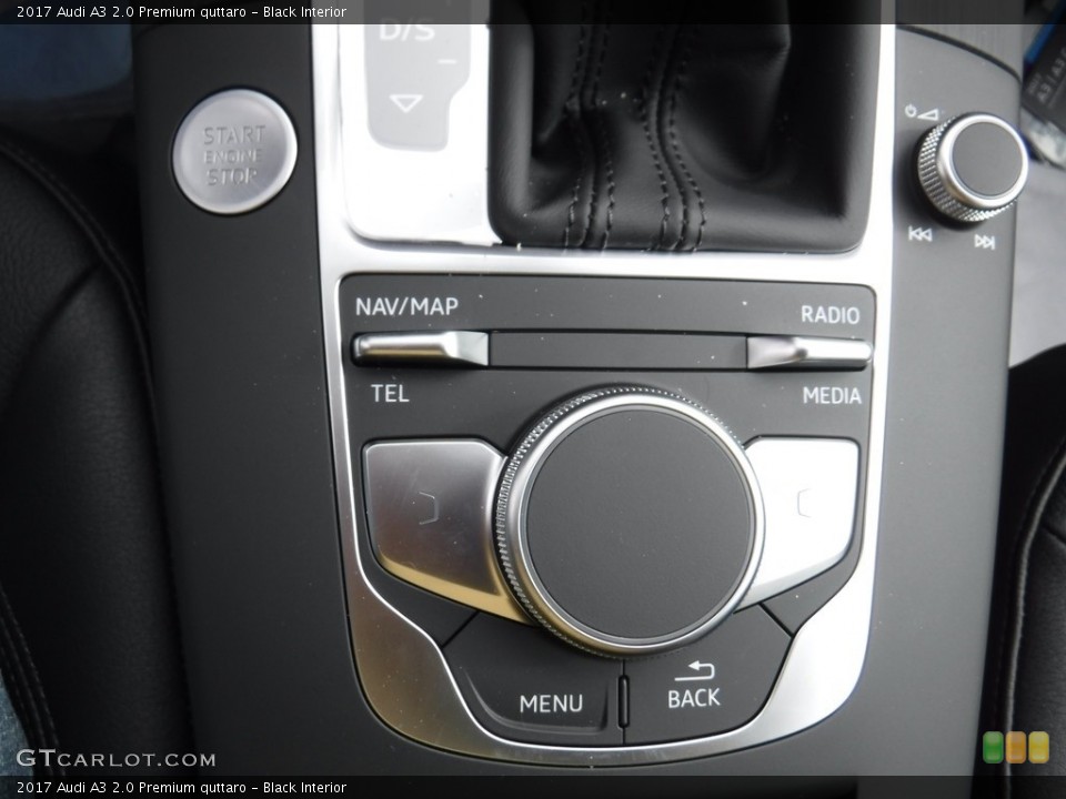 Black Interior Controls for the 2017 Audi A3 2.0 Premium quttaro #116651249