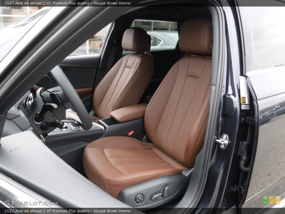 Nougat Brown Interior Front Seat for the 2017 Audi A4 allroad 2.0T Premium Plus quattro #116651980