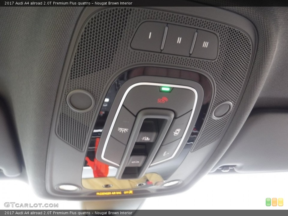 Nougat Brown Interior Controls for the 2017 Audi A4 allroad 2.0T Premium Plus quattro #116652245