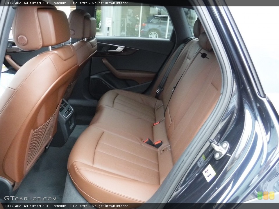 Nougat Brown Interior Rear Seat for the 2017 Audi A4 allroad 2.0T Premium Plus quattro #116652287