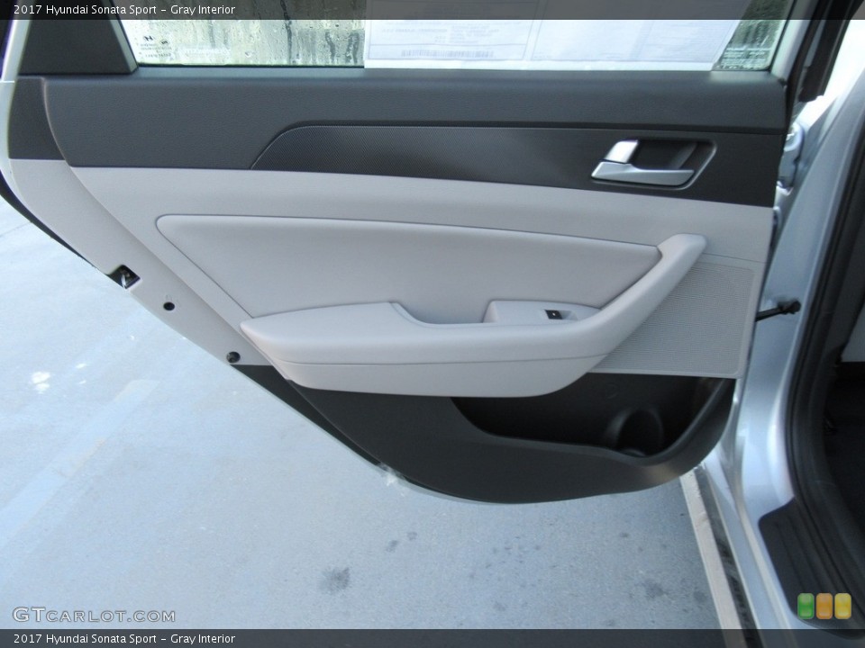 Gray Interior Door Panel for the 2017 Hyundai Sonata Sport #116656877
