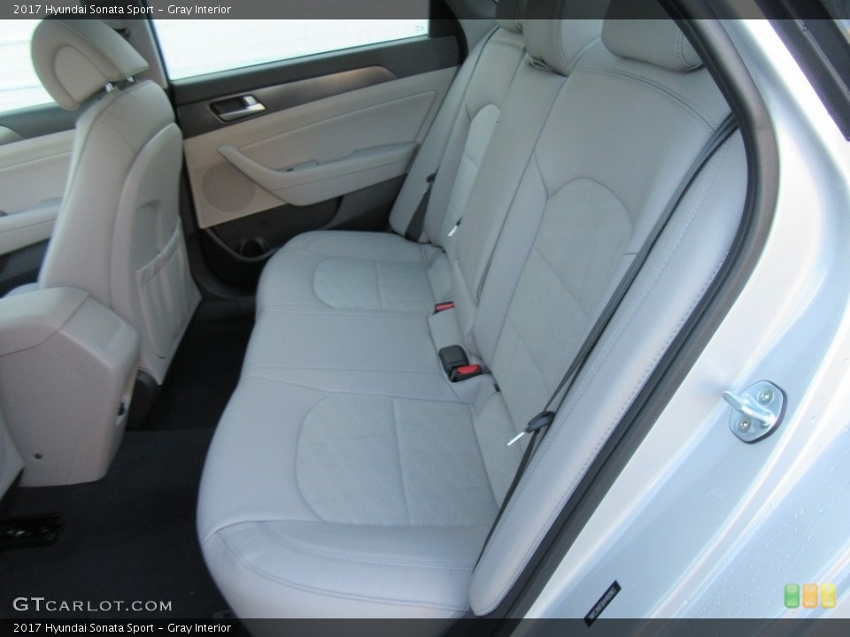 Gray Interior Rear Seat for the 2017 Hyundai Sonata Sport #116656880