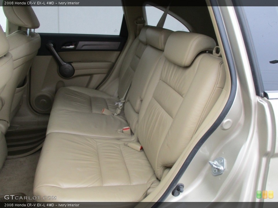 Ivory Interior Rear Seat for the 2008 Honda CR-V EX-L 4WD #116659439