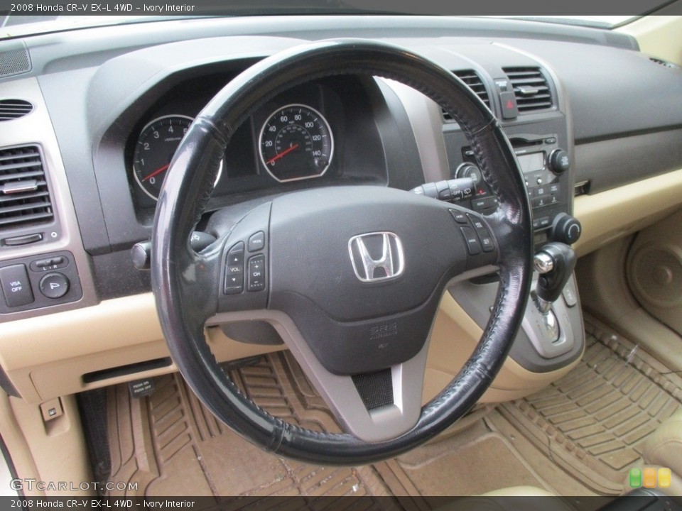 Ivory Interior Dashboard for the 2008 Honda CR-V EX-L 4WD #116659463