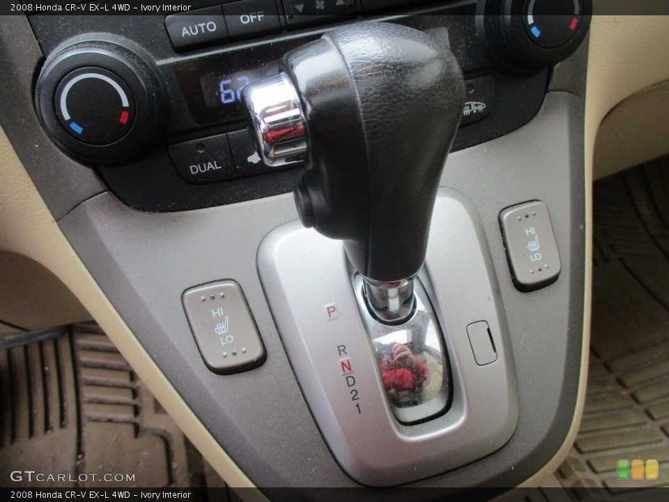 Ivory Interior Transmission for the 2008 Honda CR-V EX-L 4WD #116659490