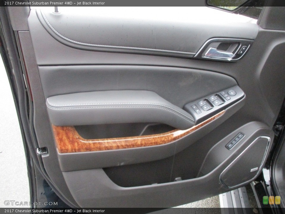Jet Black Interior Door Panel for the 2017 Chevrolet Suburban Premier 4WD #116664026