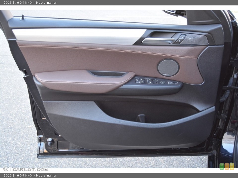 Mocha Interior Door Panel for the 2016 BMW X4 M40i #116666007