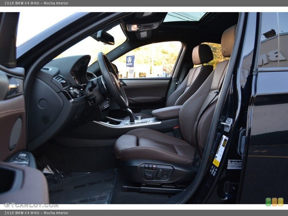 Mocha Interior Front Seat for the 2016 BMW X4 M40i #116666076