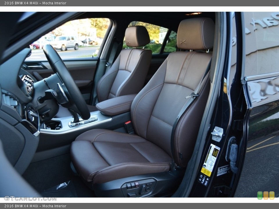 Mocha Interior Front Seat for the 2016 BMW X4 M40i #116666122