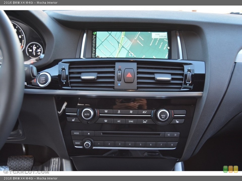Mocha Interior Controls for the 2016 BMW X4 M40i #116666184
