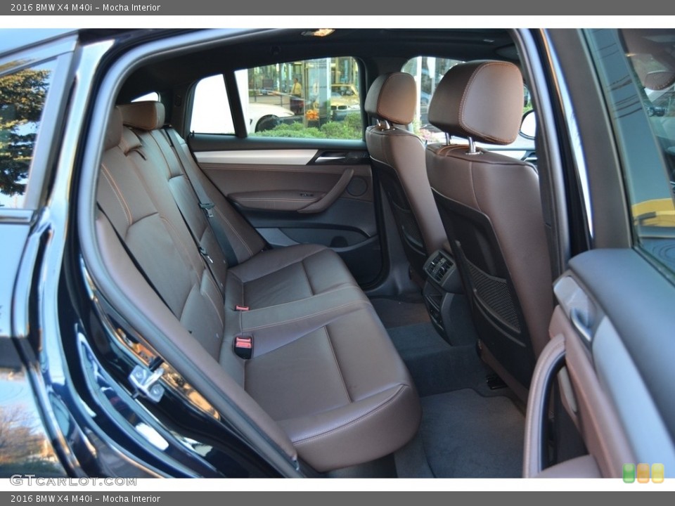 Mocha Interior Rear Seat for the 2016 BMW X4 M40i #116666379