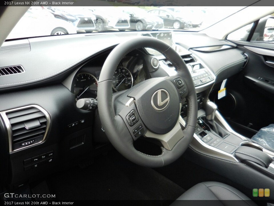 Black Interior Photo for the 2017 Lexus NX 200t AWD #116666547