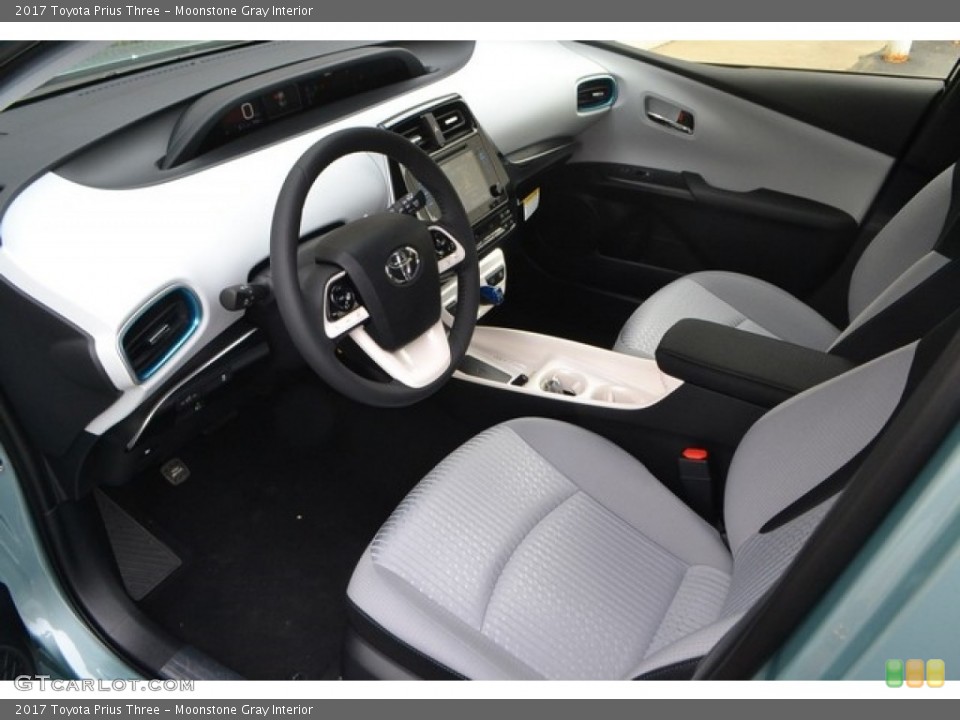 Moonstone Gray Interior Photo for the 2017 Toyota Prius Three #116667635