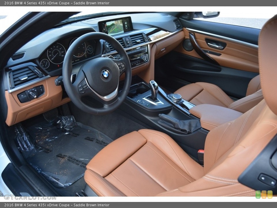 Saddle Brown Interior Photo for the 2016 BMW 4 Series 435i xDrive Coupe #116668281