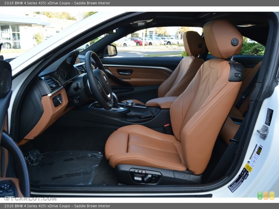 Saddle Brown Interior Front Seat for the 2016 BMW 4 Series 435i xDrive Coupe #116668302