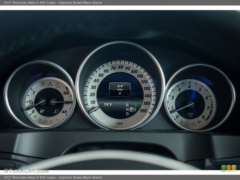 Espresso Brown/Black Interior Gauges for the 2017 Mercedes-Benz E 400 Coupe #116668668