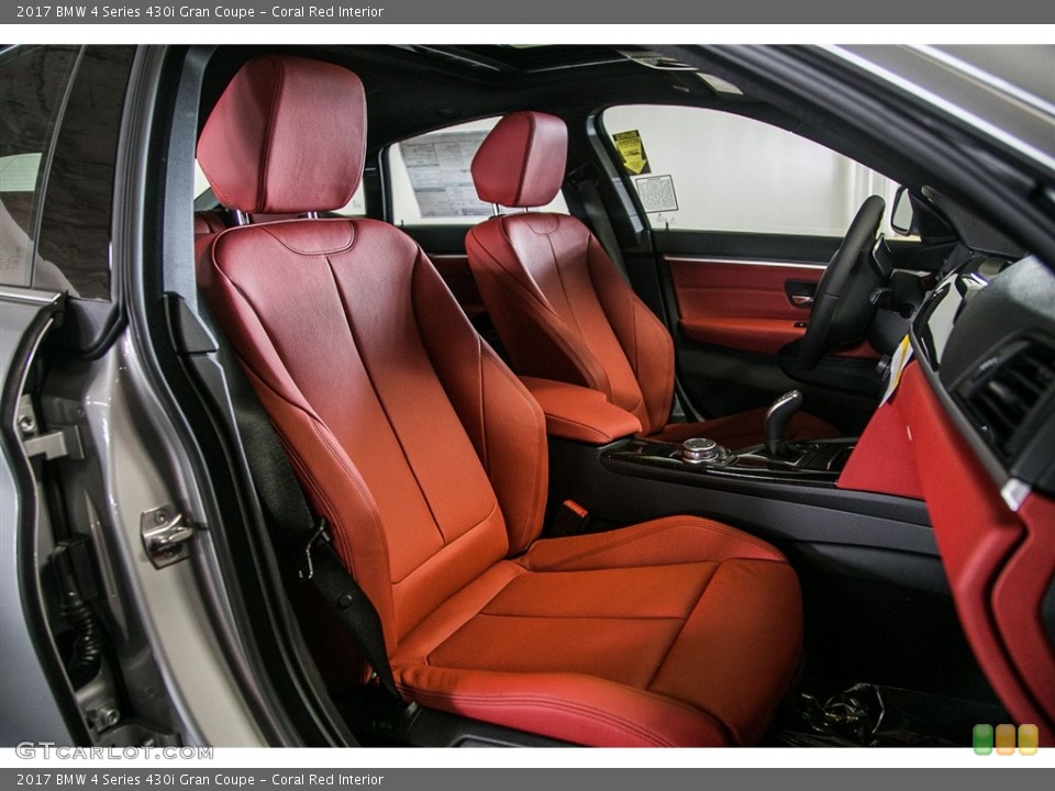 Coral Red Interior Photo for the 2017 BMW 4 Series 430i Gran Coupe #116669487