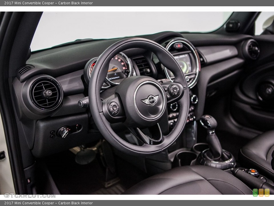 Carbon Black Interior Steering Wheel for the 2017 Mini Convertible Cooper #116670444