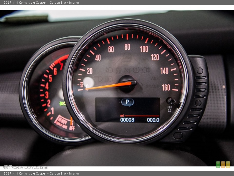 Carbon Black Interior Gauges for the 2017 Mini Convertible Cooper #116670468