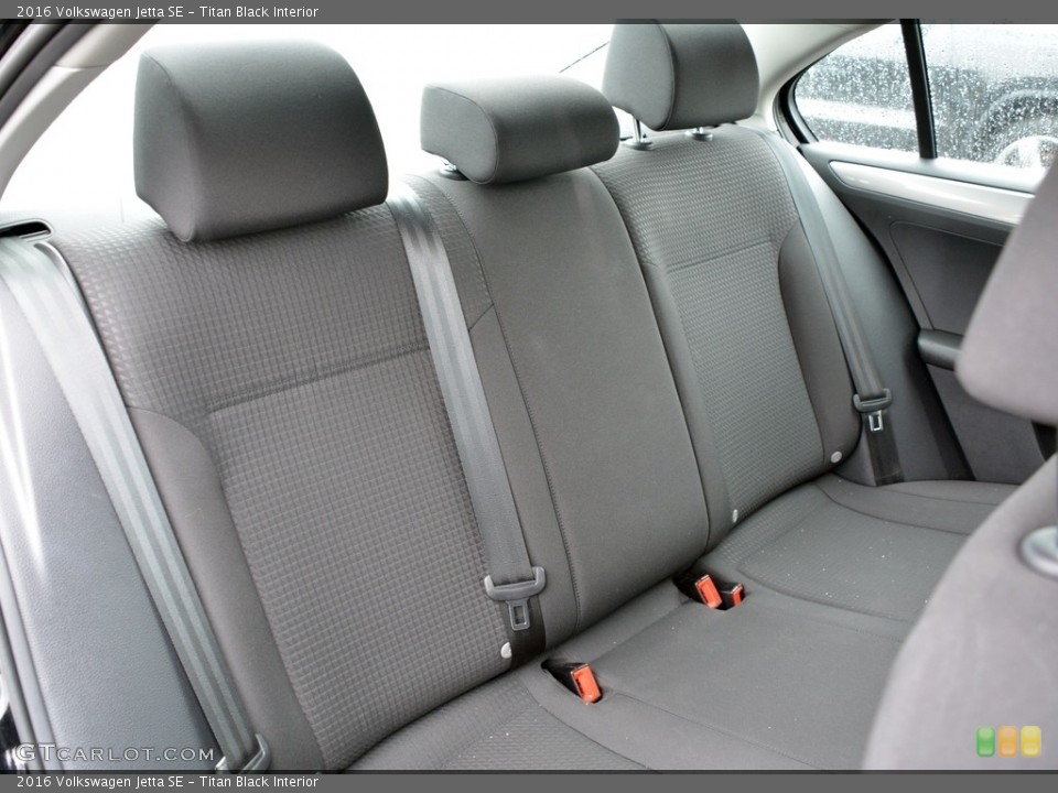 Titan Black Interior Rear Seat for the 2016 Volkswagen Jetta SE #116675799