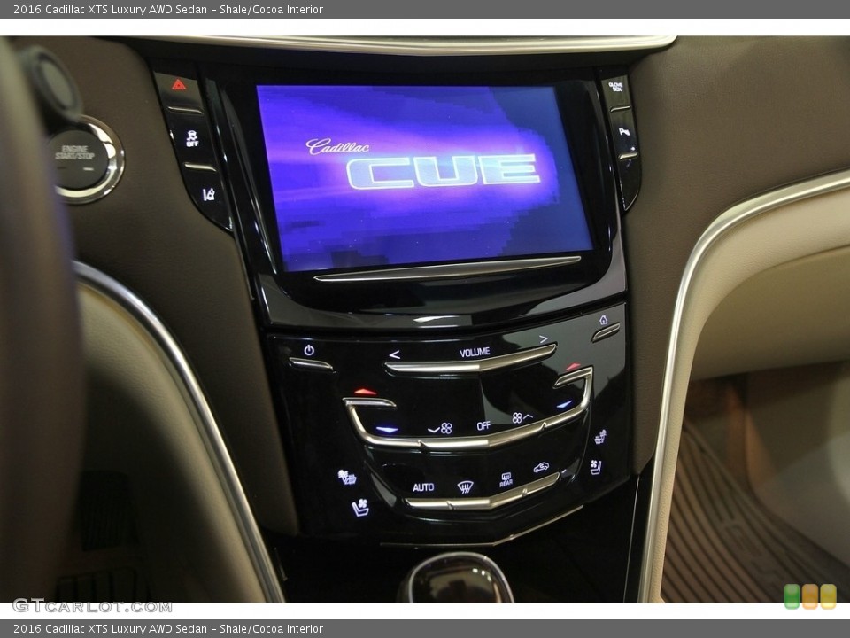 Shale/Cocoa Interior Controls for the 2016 Cadillac XTS Luxury AWD Sedan #116679378