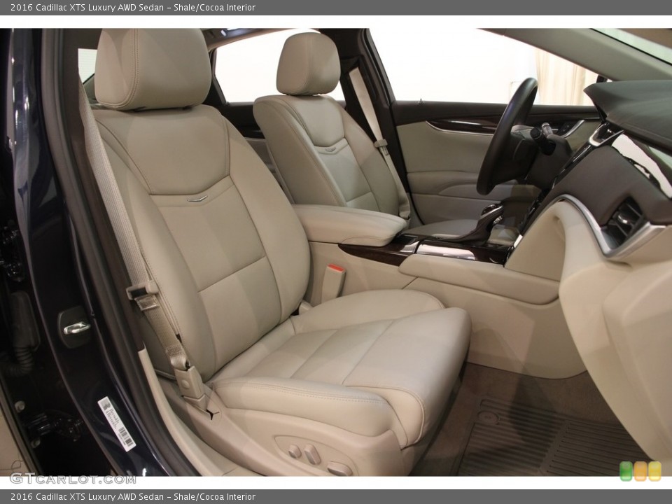 Shale/Cocoa Interior Front Seat for the 2016 Cadillac XTS Luxury AWD Sedan #116679507