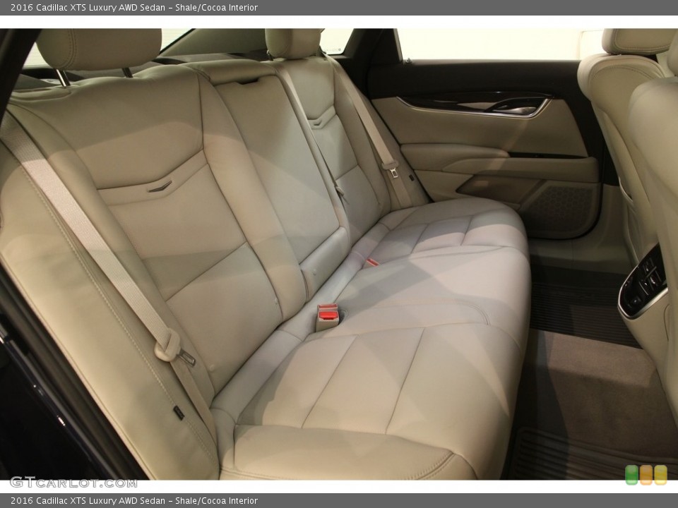 Shale/Cocoa Interior Rear Seat for the 2016 Cadillac XTS Luxury AWD Sedan #116679522